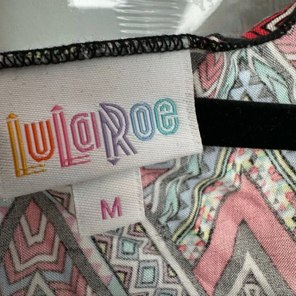 LuLaRoe Shirley Long Open Front Duster Kimono Cardigan Boho Aztec Size M NWT - Picture 7 of 10